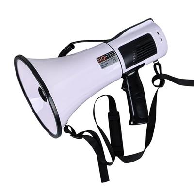 No-Tel 106U Bluetooth-Usb-Siren-Ses Kayıt Özellikli Dahili Bataryalı 100 Watt Büyük Boy Megafon