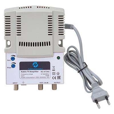 Novacom NC-KT340 47-862 Mhz 34 dB Kablo TV Amplifier Hat Yükseltici