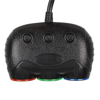 Olesson 1633 12-24V Tek USB Girişli 120W 80cm Kablolu Dijital Voltaj Ekranlı 3lü Araç Çakmak Çoklayıcı