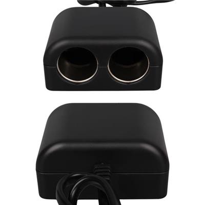 Olesson 1641 12-24V Tek USB Girişli 120W 80cm Kablolu Dijital Voltaj Ekranlı 2li Araç Çakmak Çoklayıcı