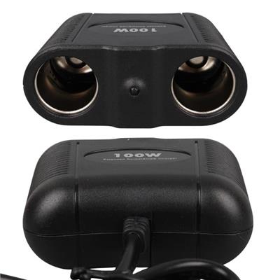 Olesson 1642 12-24V 100W 70cm Kablolu 2li Araç Çakmak Çoklayıcı