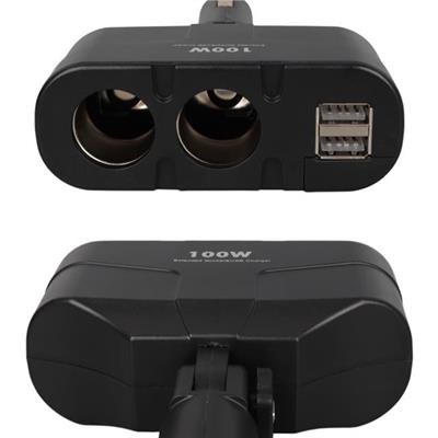 Olesson 1652 12-24V Çift USB Girişli 100W 2li Araç Çakmak Çoklayıcı