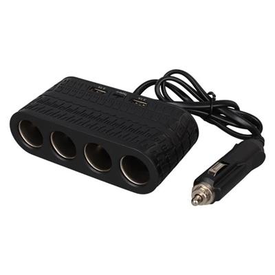 Olesson 1654 12-24V Çift USB - TYPE-C 120W 80cm Kablolu 4LÜ Araç Çakmak Çoklayıcı