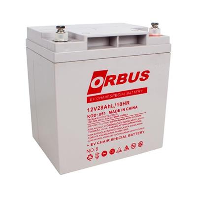 Orbus 12 Volt 28 Amper Elektrikli Bisiklet Aküsü