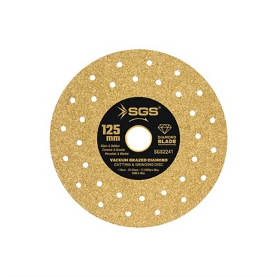 PROFESYONEL DEKTON PORSELEN HASSAS ELMAS KESİCİ GOLD 125 MM