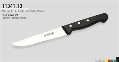 Perçinli Ekmek Bıçağı 13.7 cm No.1 Hulusi Bıçak ABS Saplı 24mm X 137mm X 2mm 11341.13