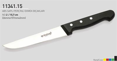 Perçinli Ekmek Bıçağı 15.7 cm No.2 Hulusi Bıçak ABS Saplı 26mm X 157mm X 2mm 11341.15