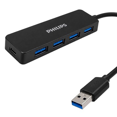 Philips SWR1603C/93 USB-C 3.0 to 4 Port USB 3.0 Hub Çoklayıcı