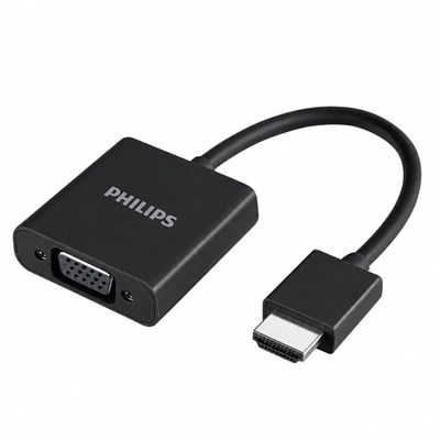 Philips SWR1620B/93 HDMI to VGA Dönüştürücü Adaptör Harici Ses Çıkışlı
