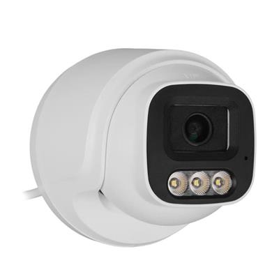 Plato PL-37711 AHD Dome Güvenlik Kamera 2MP 3.6MM 3 Warm Led Sesli Renkli Gece Görüş (Mikrofonlu)