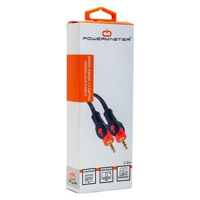 PowerMaster 3.5 Mm Erkek-Erkek 1.5 Metre Stereo Aux Kablo