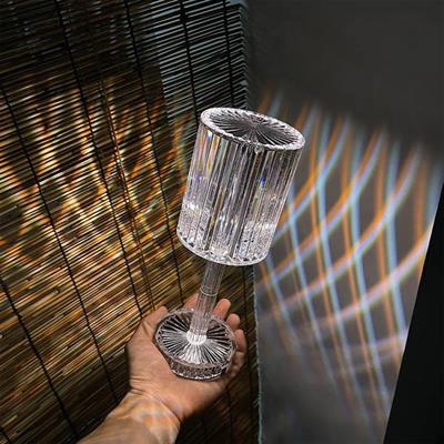 PowerMaster HA-1788 Dekoratif RGB LEDli Ambiyans Masa Gece Lambası Şarjlı Dokunmatik Tuşlu