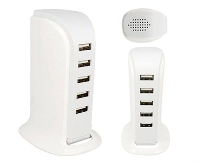 PowerMaster PM-11061 Multiplexer 5 Portlu 20W USB Şarj İstasyonu