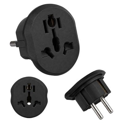 PowerMaster PM-24241 Avrupa Çıkışlı Universal Seyahat Priz Adaptörü Çoklu Fiş Giriş Tipi Uyumu