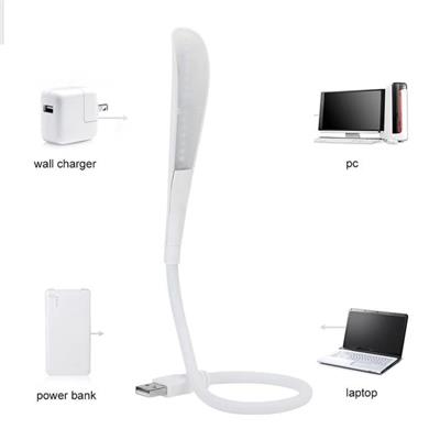 PowerMaster PM-24560 14 Ledli Beyaz Esnek Usb Led Lamba 3 Kademeli