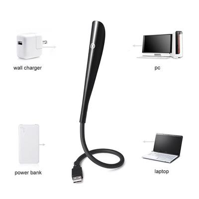 PowerMaster PM-24561 14 Ledli Siyah Esnek Usb Led Lamba