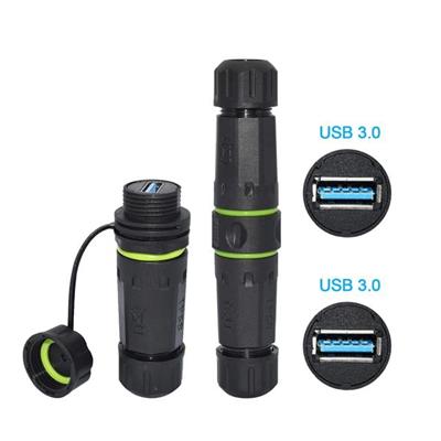 PowerMaster PM-24598 Dişi - Dişi IP68 Su Geçirmez 3.0 USB-A Konnektör