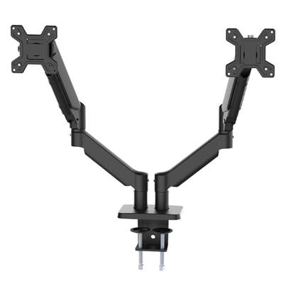 PowerMaster PM-252D 13-32 Amortisörlü Stand Çift Kol LCD-LED Gaming Monitör Tutucu Stand Askı Aparatı