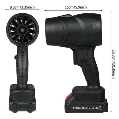 PowerMaster PM-26235 48V 4000mAh Mini Jet Turbo Hava Üfleyici Fan