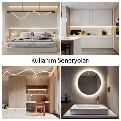 PowerMaster PM-26417 Animasyonlu Bluetooth Neon RGB Kumaş Örgülü Hortum Led 5 Metre 201 Modlu