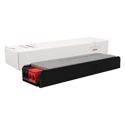 PowerMaster PM-26844 12/24/36/48 Volt 8.4 Amper 200 Watt Metal Kasa Kademeli Adaptör Voltaj Göstergeli 189x51x27mm