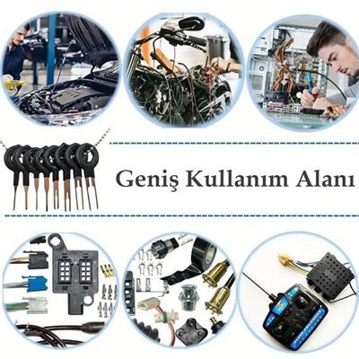 PowerMaster PM-27142 Araç Soket Terminali Sökme Temizleme Seti Takımı (60 Parça)