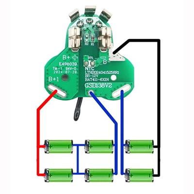 PowerMaster PM-28350 Bosch BAT411 12V Akülü Matkap Uyumlu Batarya Pil Koruma BMS Devresi