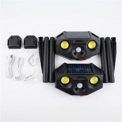 PowerMaster PM-29074 Beyaz ve Kırmızı Renkli Hareket Sensörlü Solar Bahçe Aydınlatması