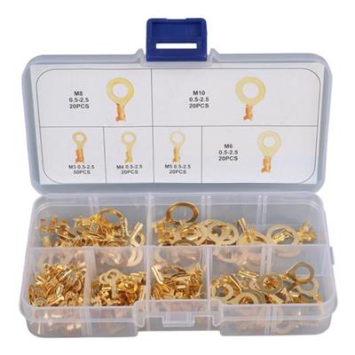 PowerMaster PM-29114 Topraklama Kablo Pabuç Seti 6 Çeşit 150 Parça (M10-M8-M6-M5-M4-M3)