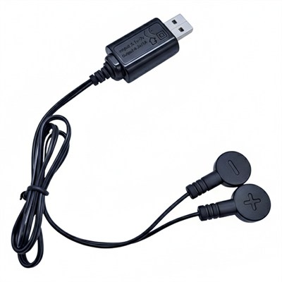 PowerMaster PM-29723 4.2V 1A Manyetik USB Şarj Kablosu Büyük Lityum Piller İçin Portatif Şarj Çözümü