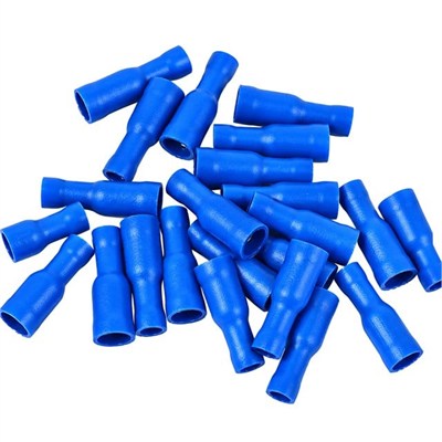 PowerMaster PM-39054 1,5-2,5MM2 Kesit 24x7x5mm Soket Mavi İzoleli Kablo Pabucu (100lü Paket)