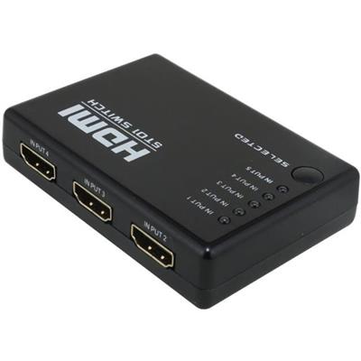 PowerMaster PM-8342 5 Giriş 1 Çıkış HDMI 2.0 4K@60Hz Switcher Toplayıcı Kumandalı