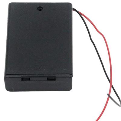 Powermaster  3lü AA Kapaklı Switchli Pil Yuvası (IC-233E)