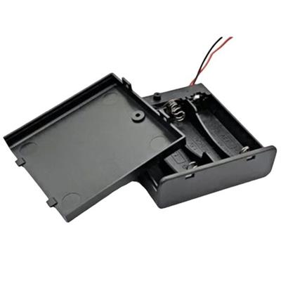 Powermaster  4lü AA Kapaklı Switchli Pil Yuvası (IC-233F)