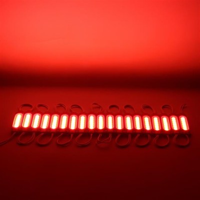 Powermaster 12 Volt 2 Watt Kırmızı Modül Led (68x16 Mm)