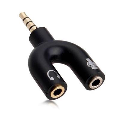 Powermaster 3.5 Mm Stereo Erkek to Kulaklık + Hoparlör Dişi Çoklayıcı Jack PM-4318
