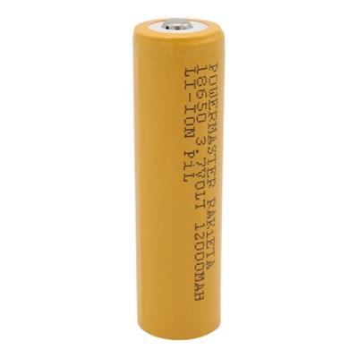 PowerMaster PM-9599 Rakieta 3.7 Volt 1200mAh 18650 Başlıklı Şarj Edilebilir Lityum Pil (Tekli)