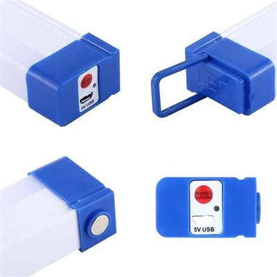 Powermaster BK-300 Mıknatıslı Şarjlı 3 Modlu Solar Beyaz Lamba 32 Cm