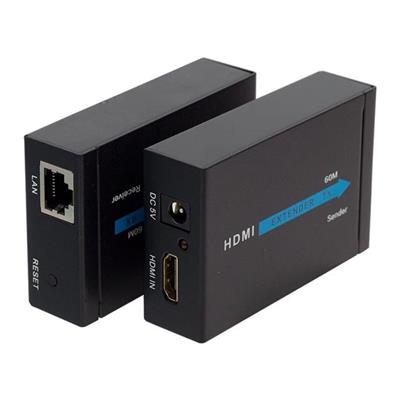 Powermaster HDMI To Cat5-Cat6 Extender 60 Metre Uzatıcı  PM-18232