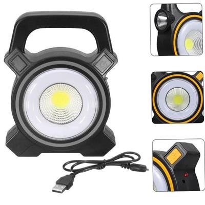 Powermaster JY-819A COB ve Angel LEDli 3 Modlu Solar + Usb Şarjlı Çalışma Lambası