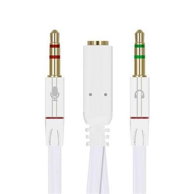 Powermaster Kulaklık Mikrofon Hoparlör Çevirici Ayırıcı Kablo 20 Cm