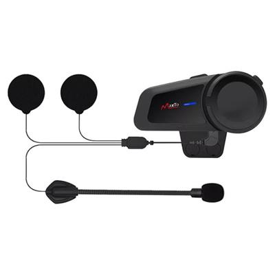 Powermaster M2 Motosiklet Bluetooth Intercom Kulaklık 6 Kişi Destekli