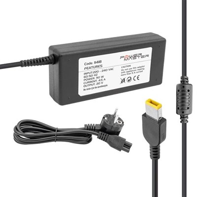 Powermaster PM-11418 20 Volt - 4.5 Amper - 90 Watt - Usb Tip Uçlu Adaptör (Lenovo Ibm Notebook)