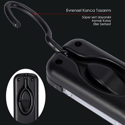 Powermaster PM-14905 220 Volt 7 Metre Kablolu 100 Ledli Seyyar Çalışma Lambası