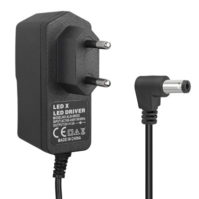 Powermaster PM-16738 6 Volt - 2 Amper 5.5*2.5 Mm Uçlu Plastik Kasa Priz Tipi Adaptör