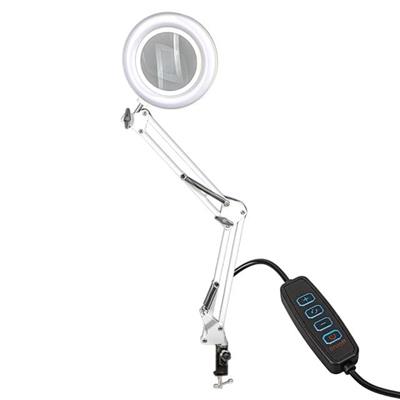 Powermaster PM-2059 - 3 Diopter Masa Üstü Ledli Akrobat Büyüteç