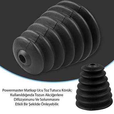 Powermaster PM-20809 Matkap Ucu Toz Tutucu Körük Siyah