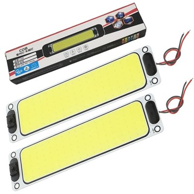 Powermaster PM-26420 İkili 12-85V DC 6x24 Cm 108 Cob Led Beyaz Işık Panel Lamba