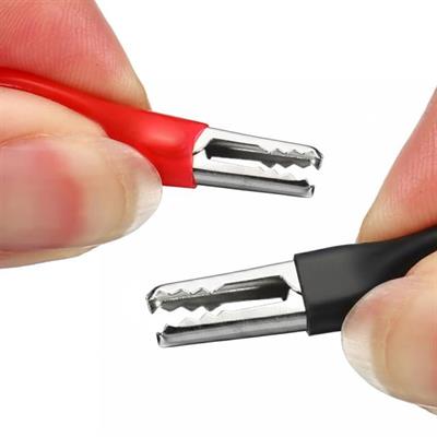 Powermaster PM-28657 USB Erkek - Küçük Krokodil Uçlu 5V 2A Test Kablosu 60 CM