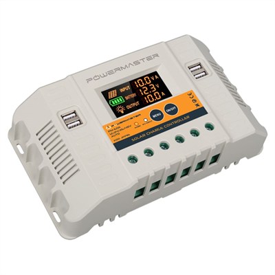 Powermaster PM-60A 12V-24V-36V-48V 60 Amper 4 USBli Dijital Otomatik Solar Şarj Regülatörü